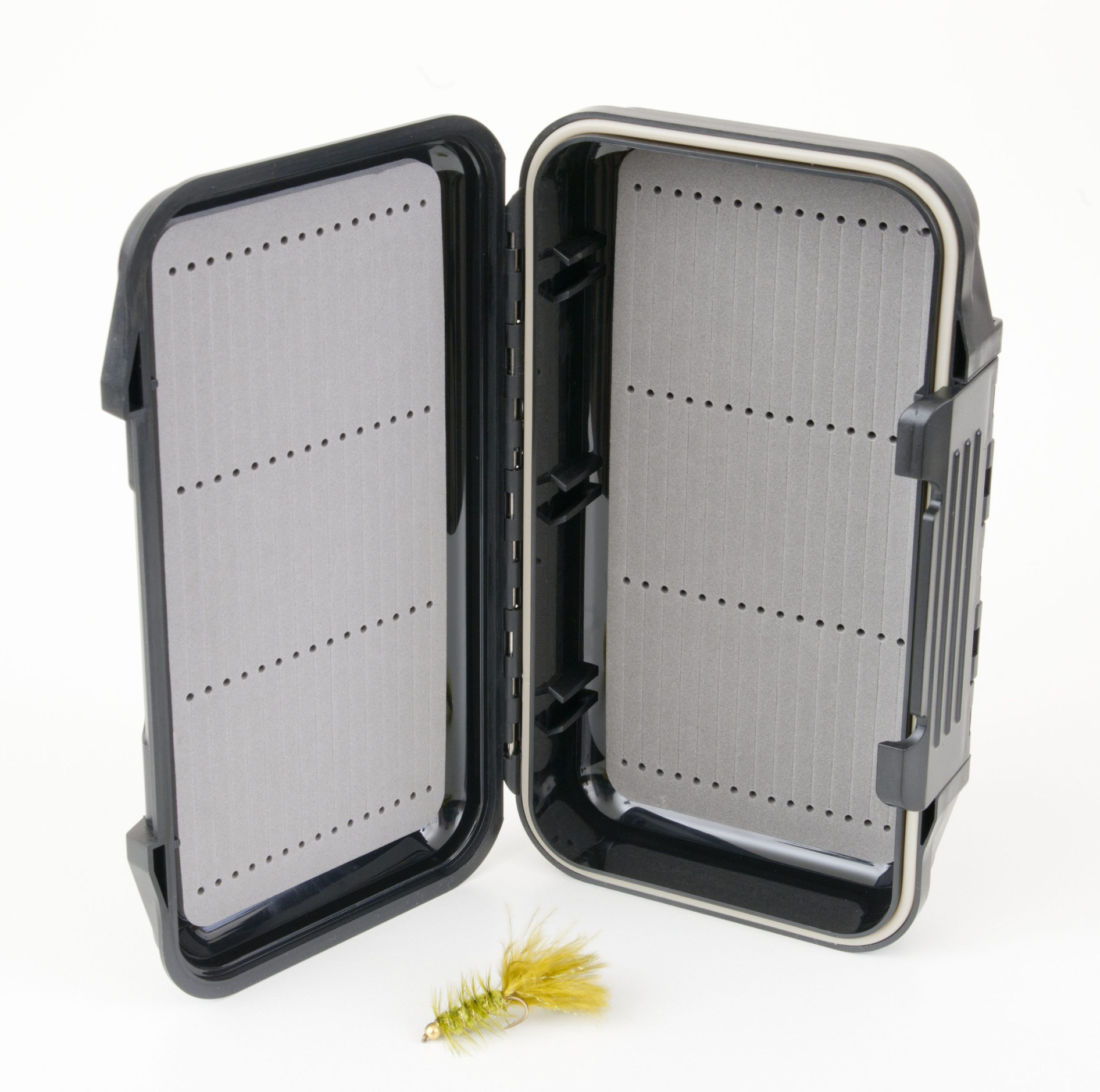 Stalker Double Sided Black Foam Fly Box