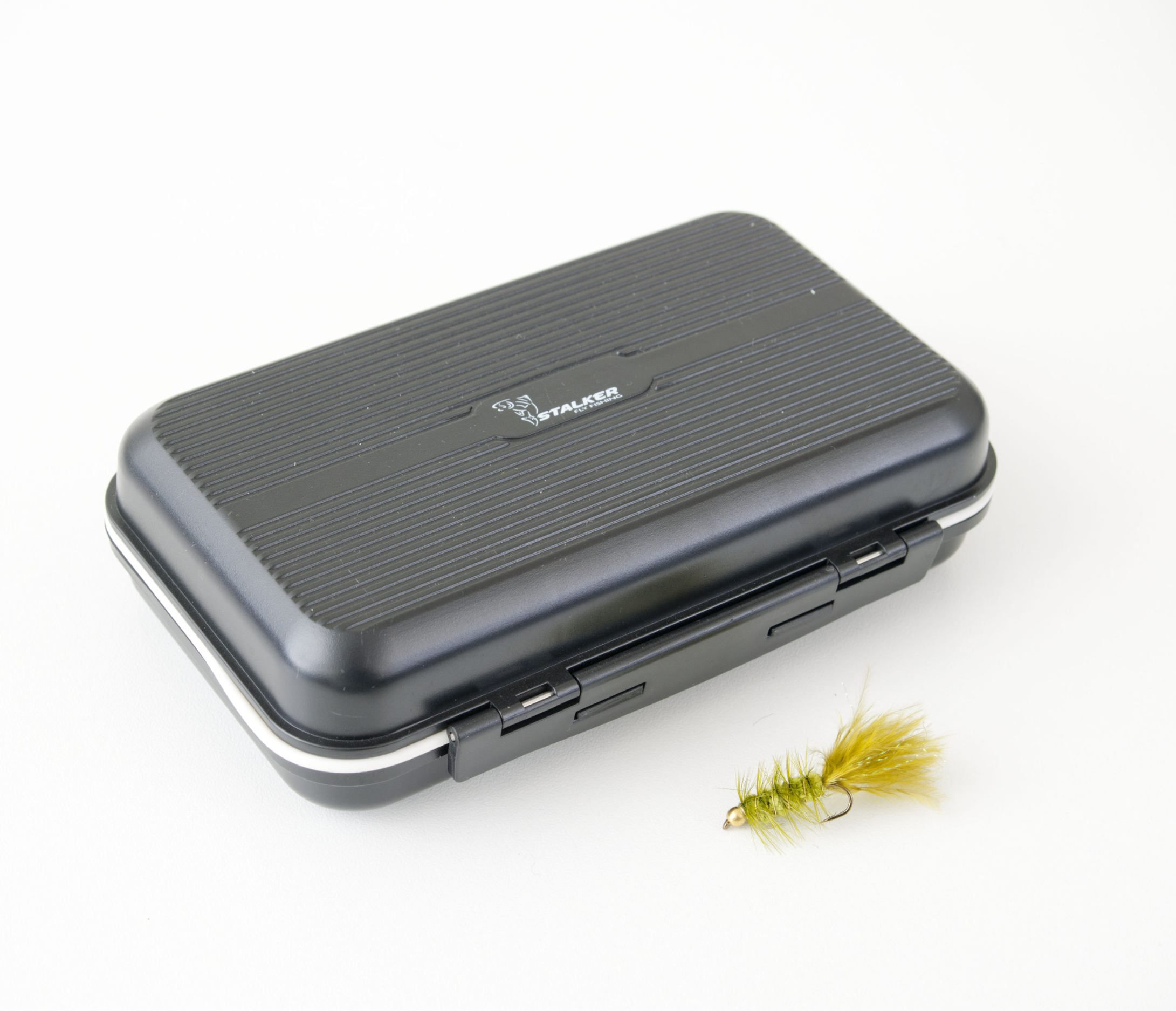 Stalker Double Sided Black Slit Foam Fly Box