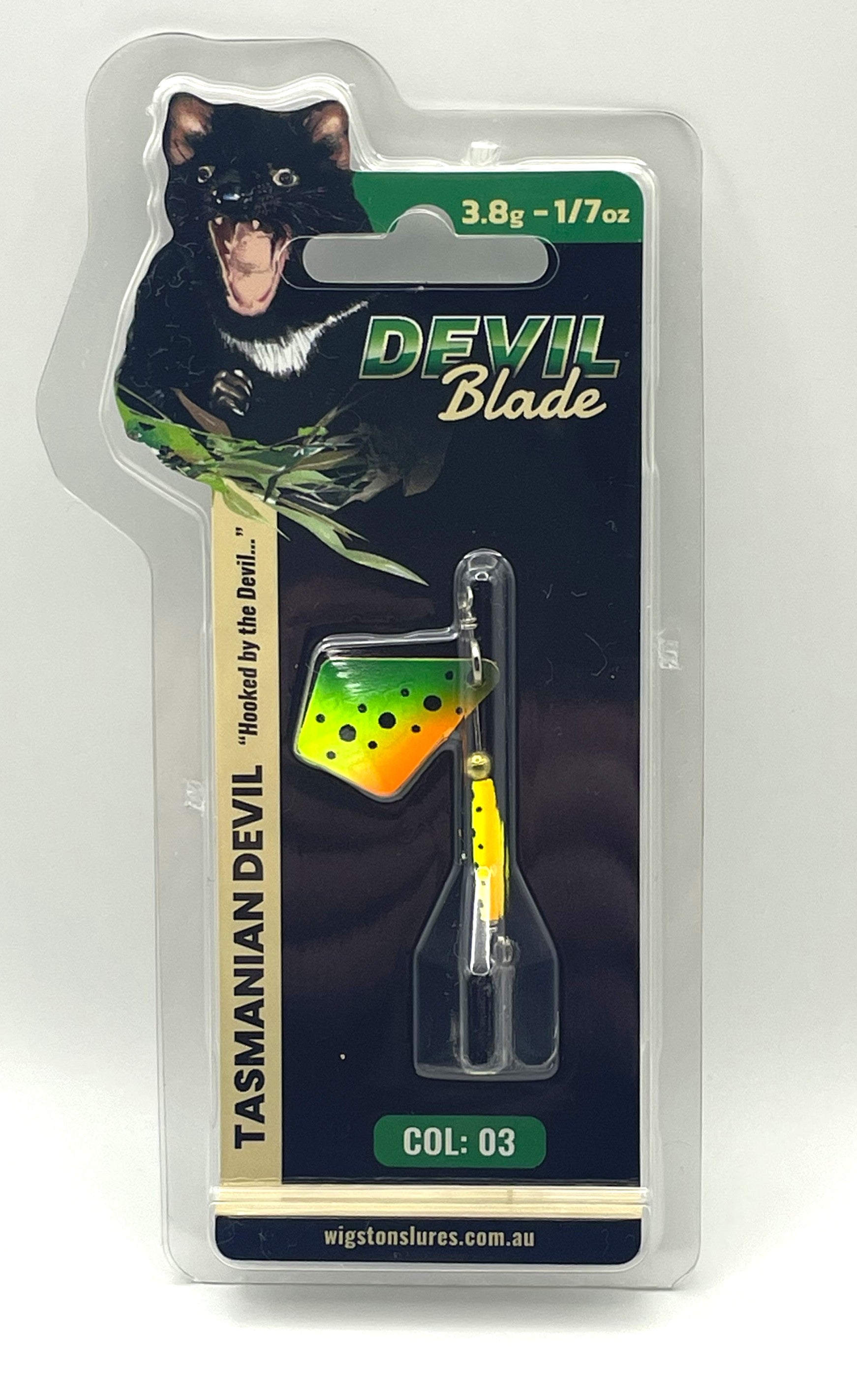 Tasmanian Devil - Devil Blade 3.8g - Fire Tiger