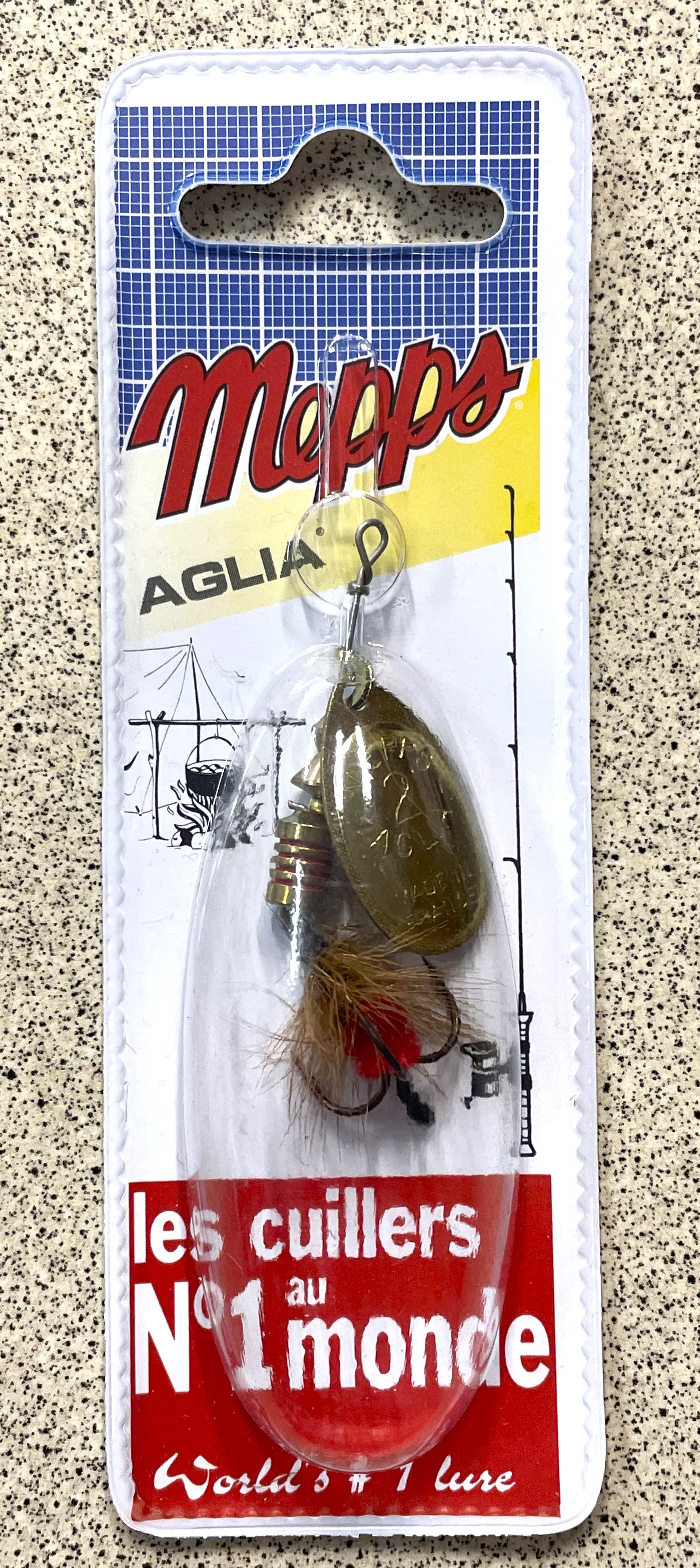 Mepps Aglia Mouche Gold/Brown/Red - #2