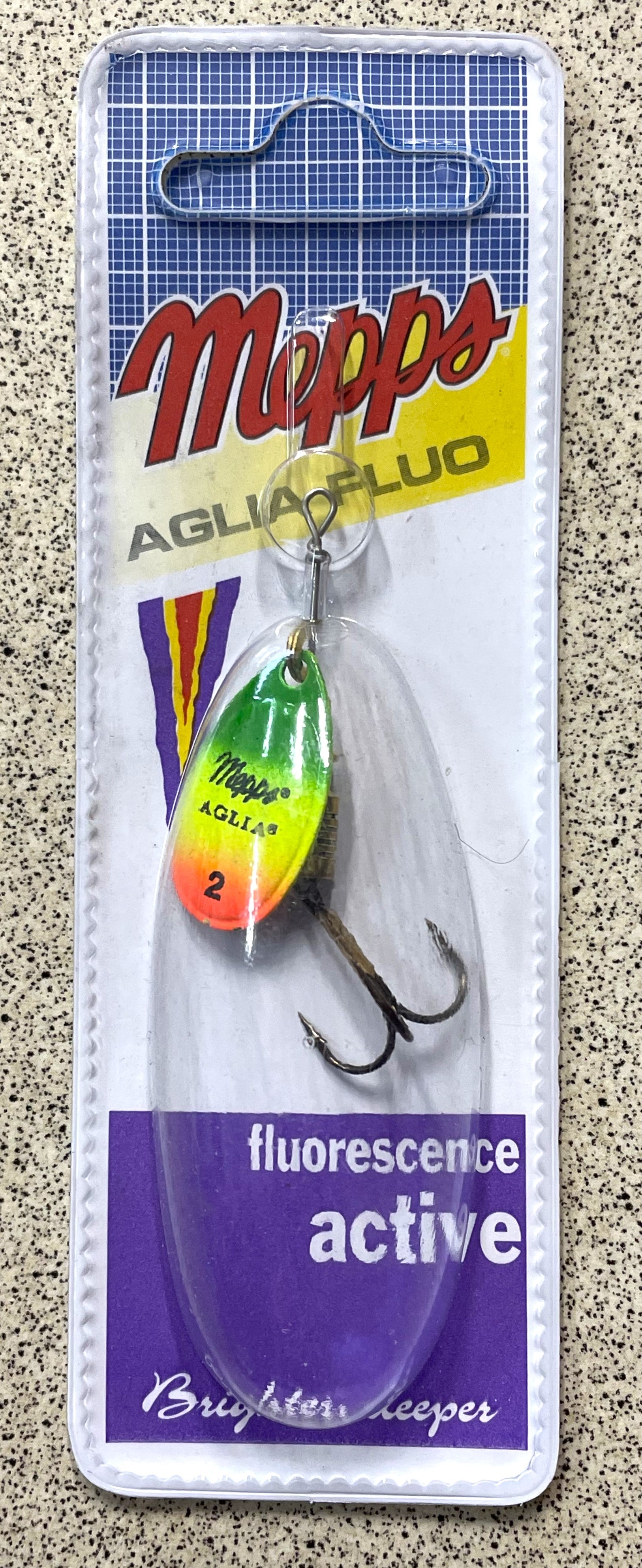 Mepps Aglia Fluo- Tigre #2 (Fire Tiger)