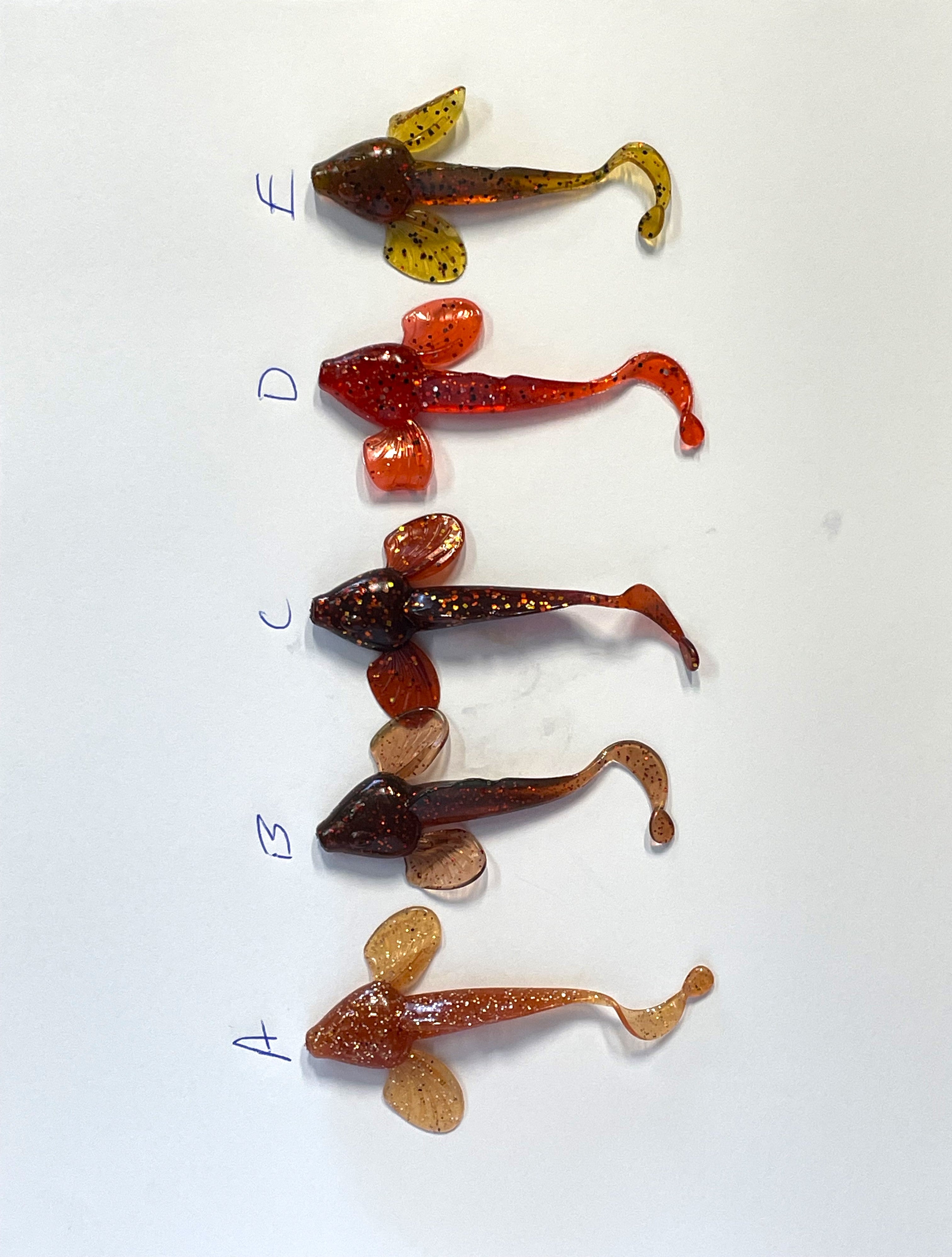 Soft Plastic Flathead - 90mm Colour D (6pk)