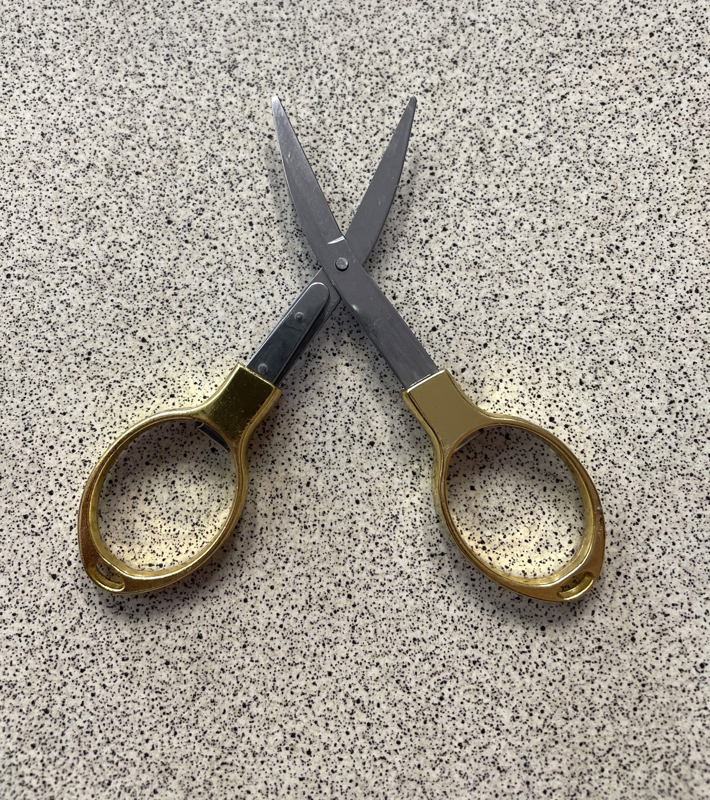 Folding Scissors - Gold