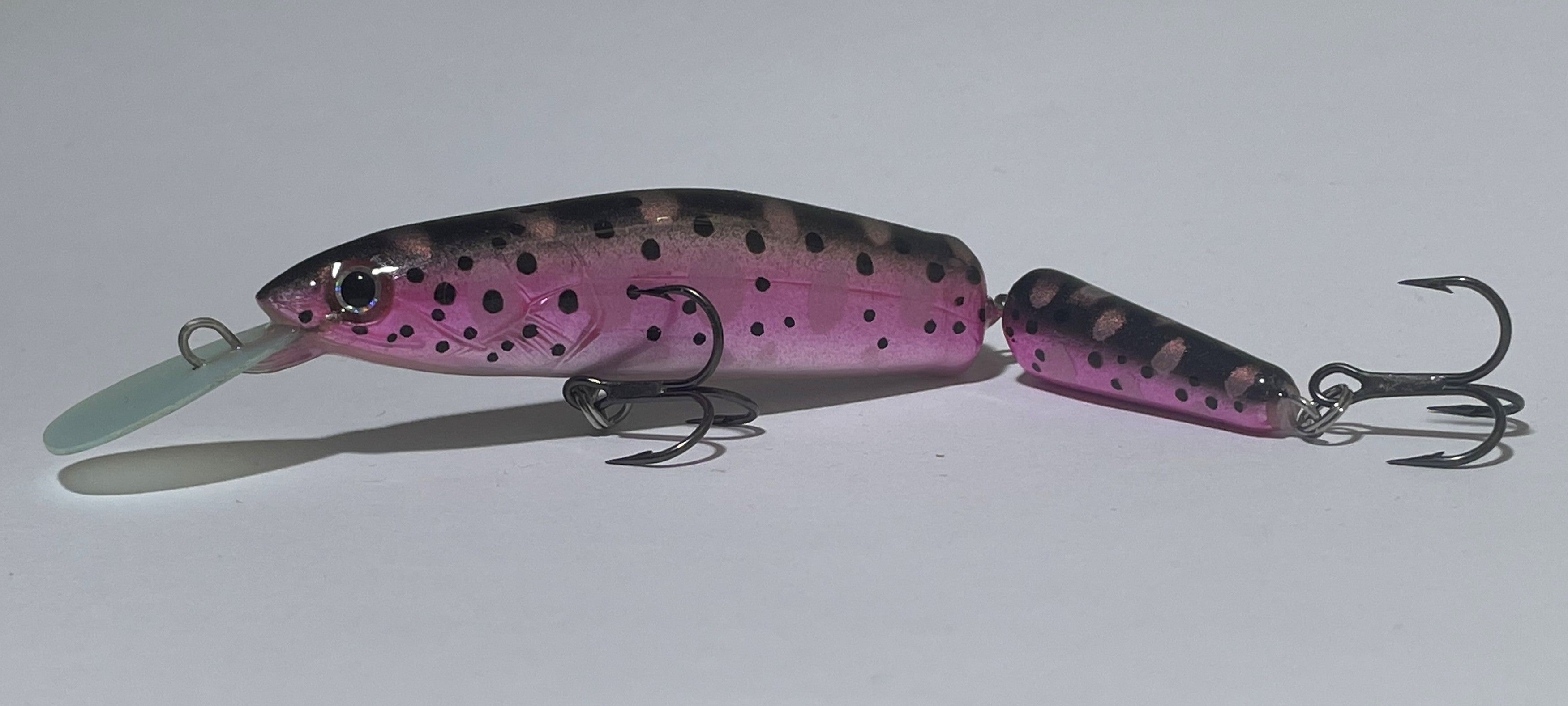 PAN Handmade Lures 100mm 12g Jointed - Pink Black
