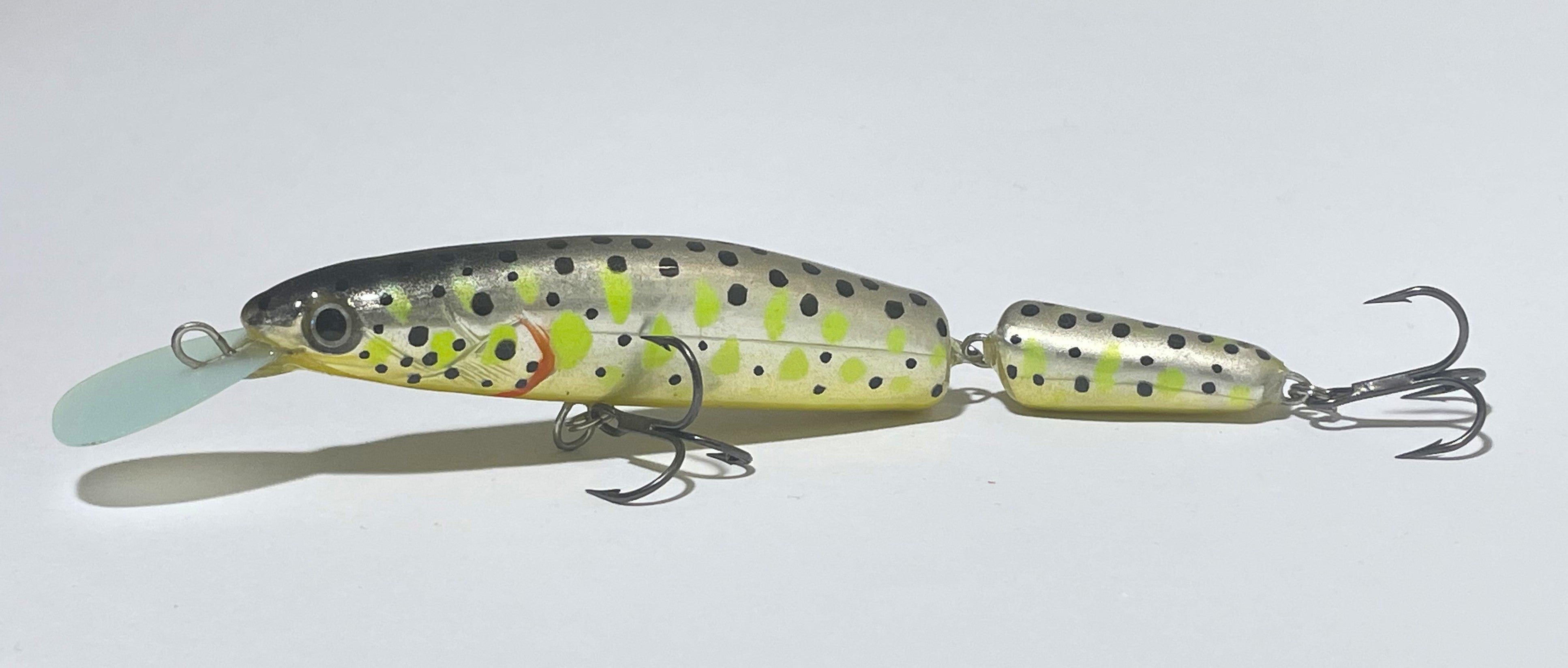PAN Handmade Lures 100mm 12g Jointed - Silver Green Gold