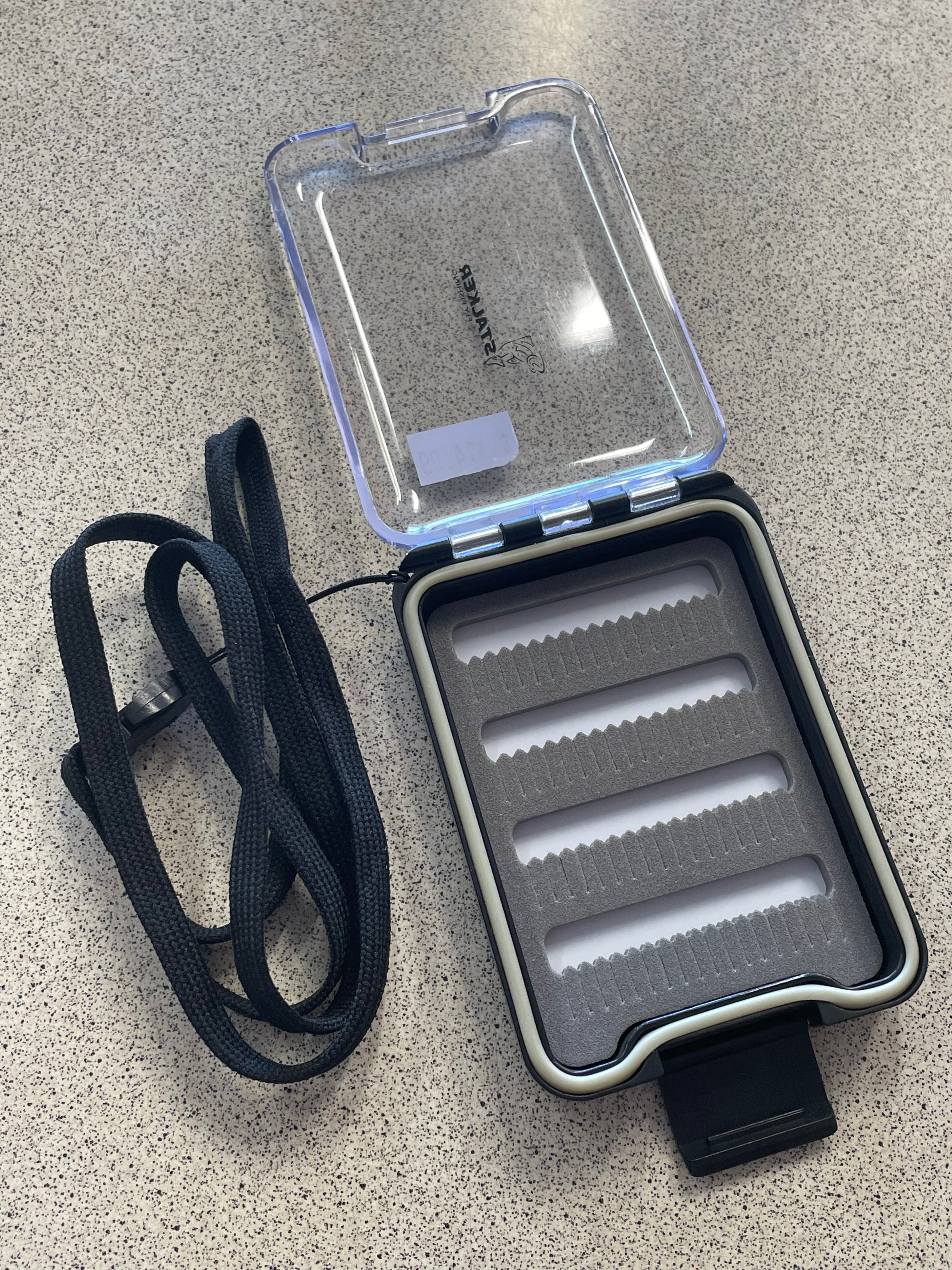 Stalker Small Foam Fly Box With Lanyard