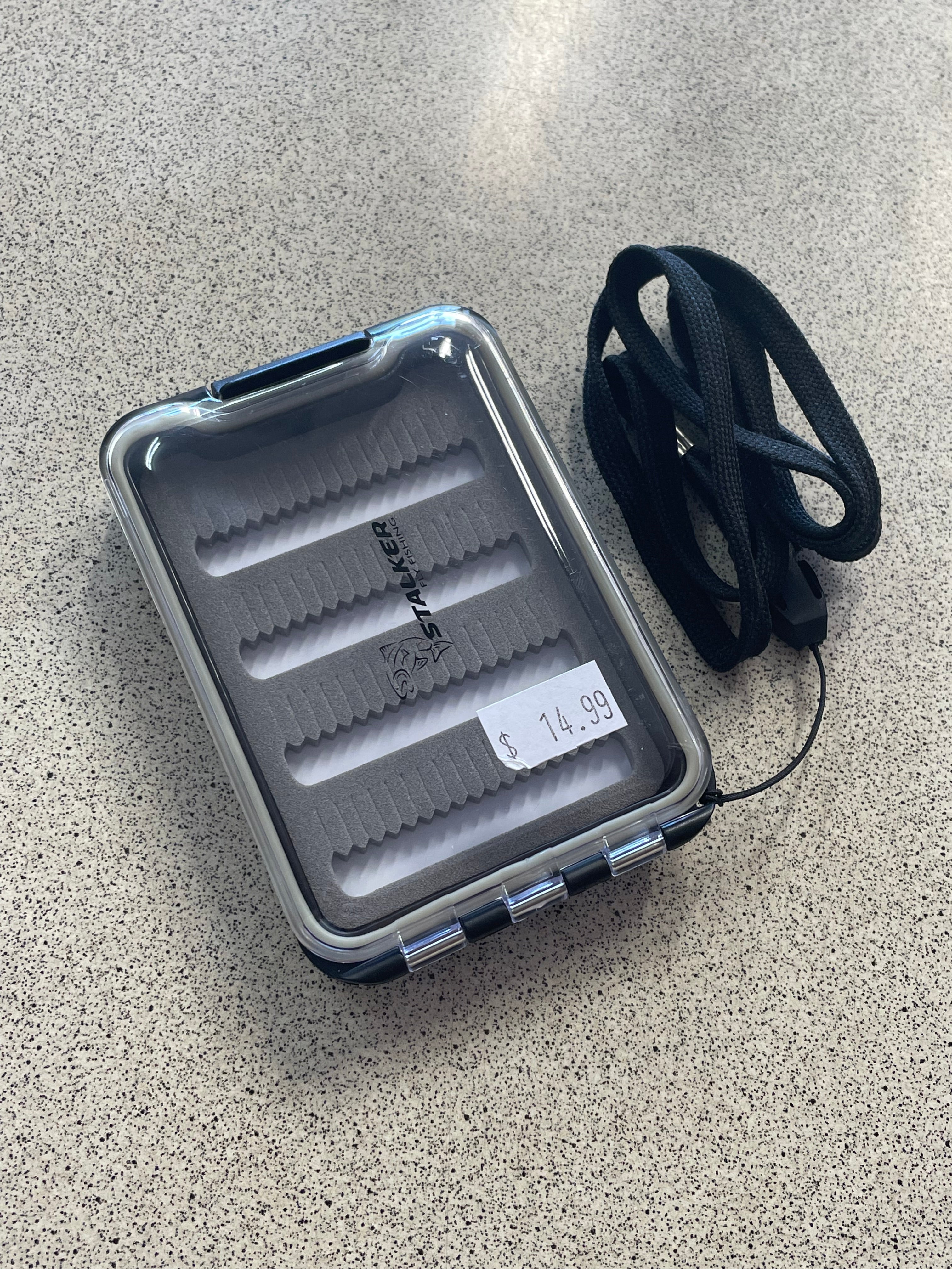 Stalker Small Foam Fly Box With Lanyard
