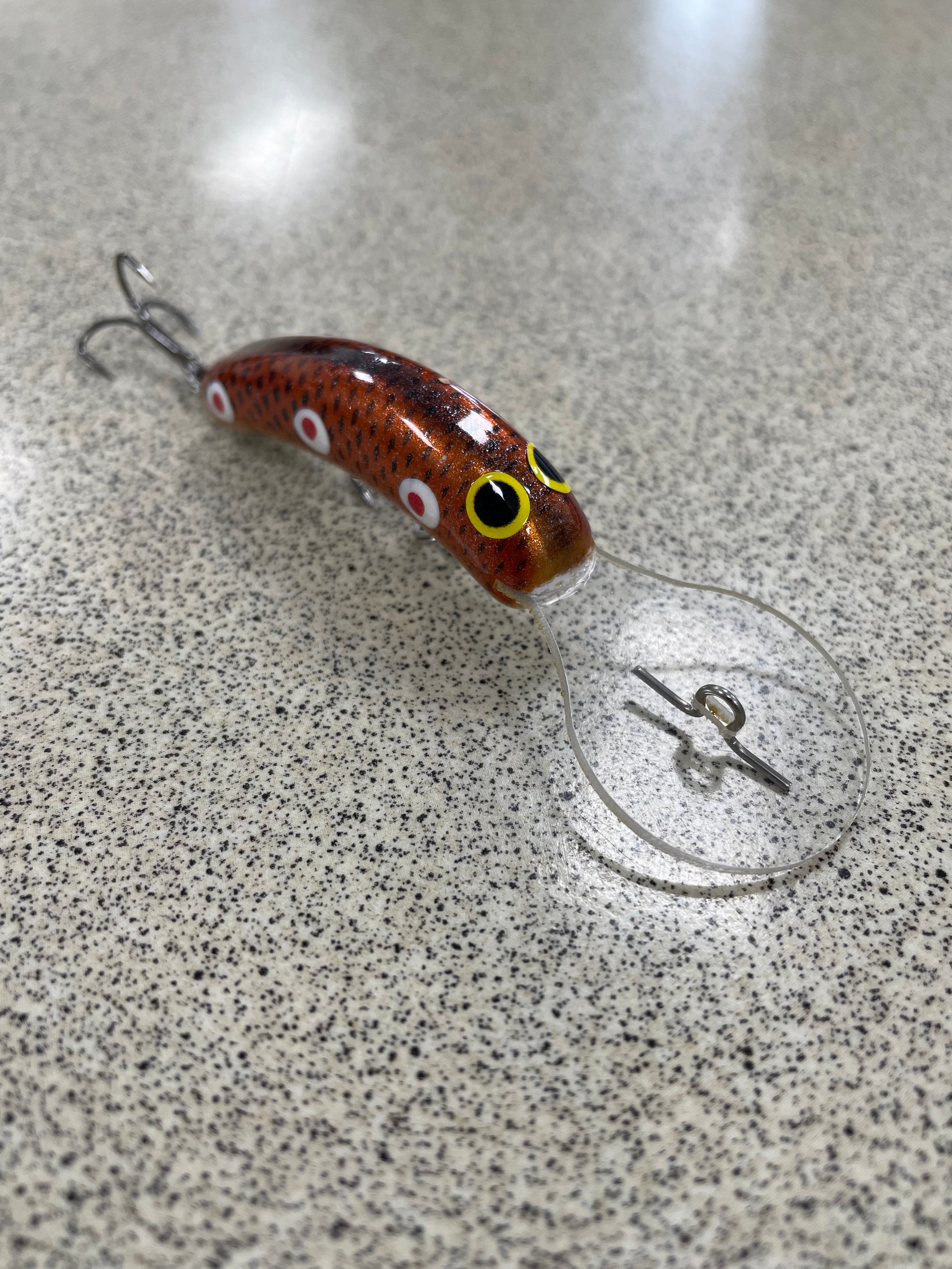 Australian Crafted Lures - Slim Invader 50mm 18ft (#2 Brown Trout)