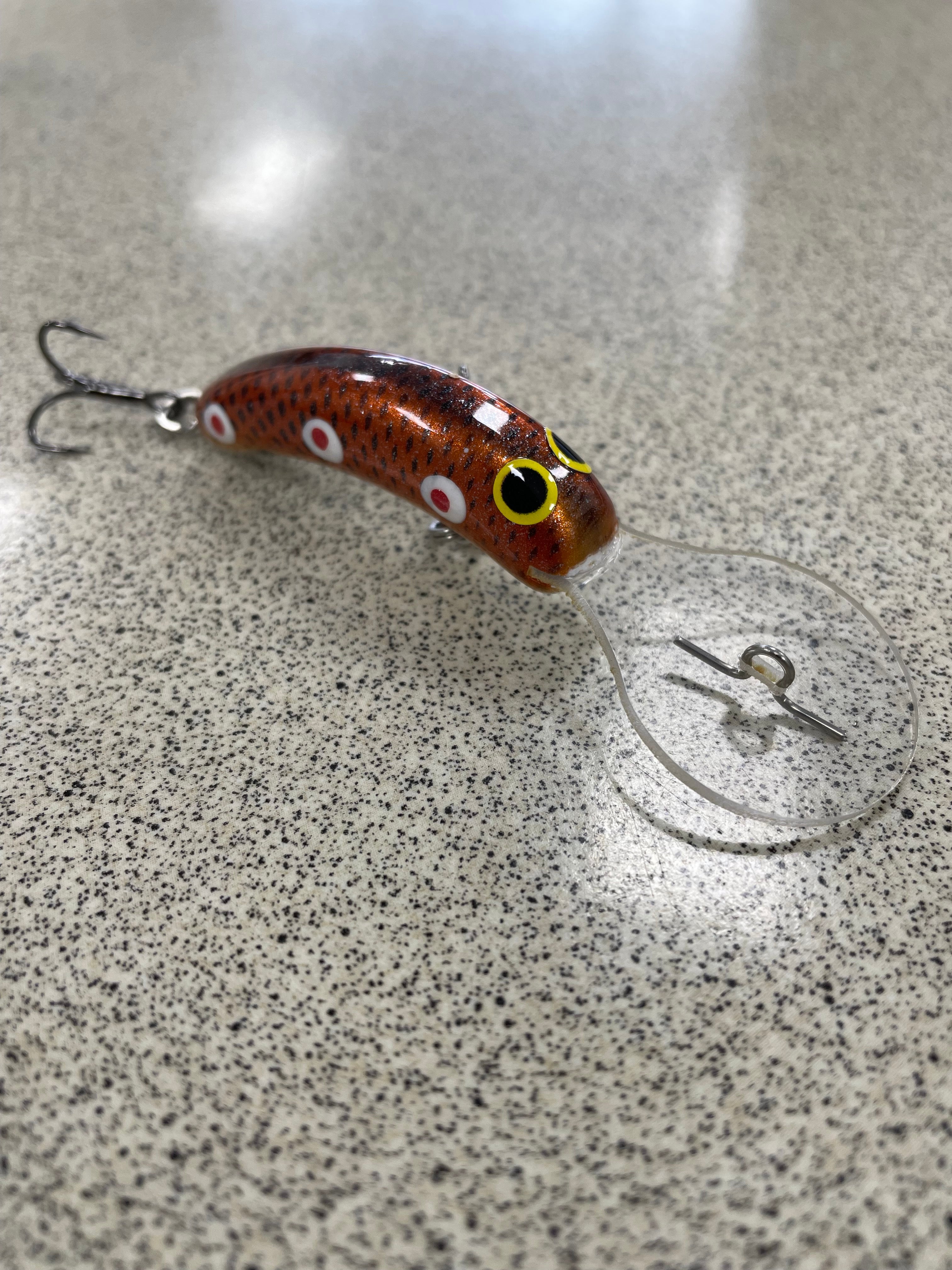 Australian Crafted Lures - Slim Invader 50mm 18ft (#2 Brown Trout)