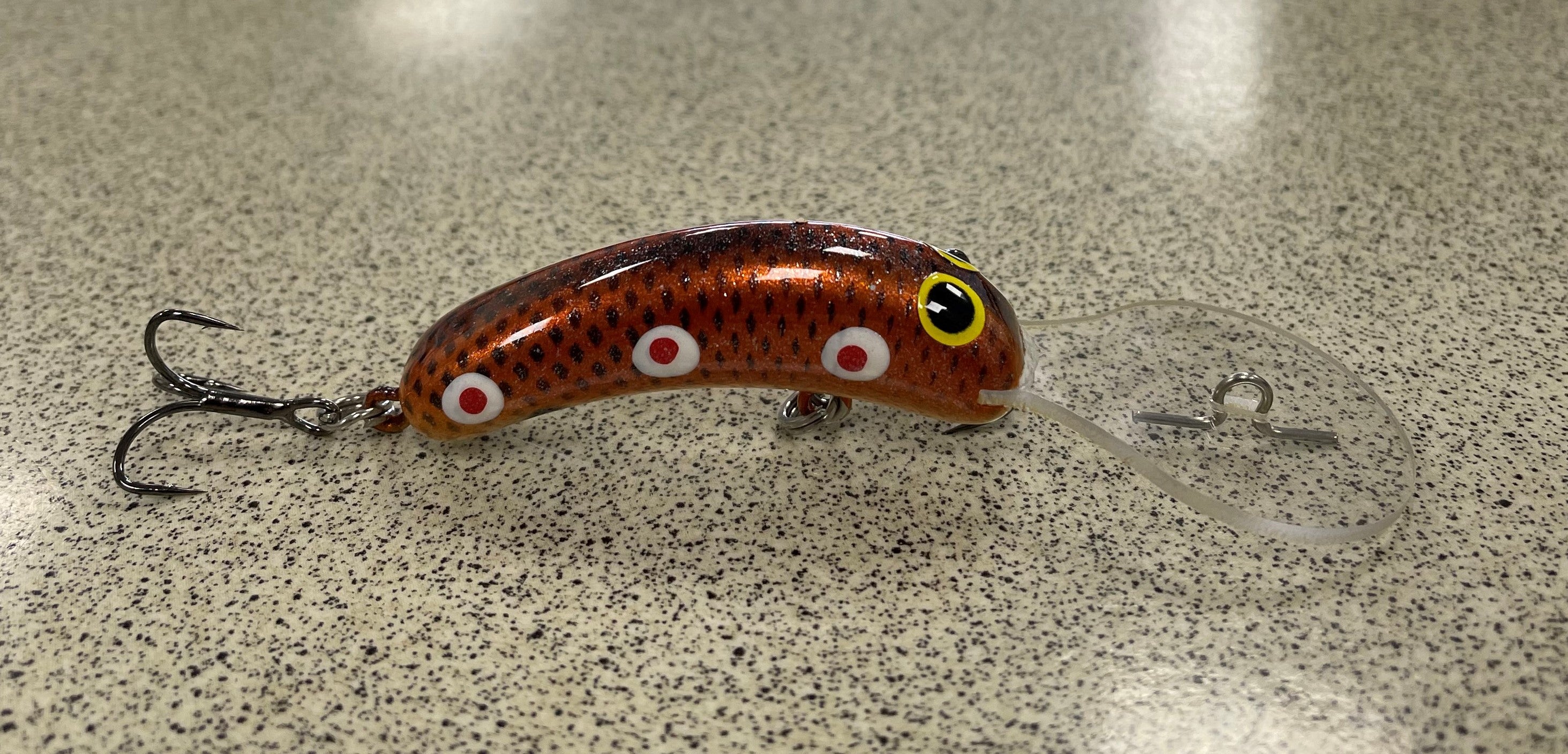Australian Crafted Lures - Slim Invader 50mm 18ft (#2 Brown Trout)