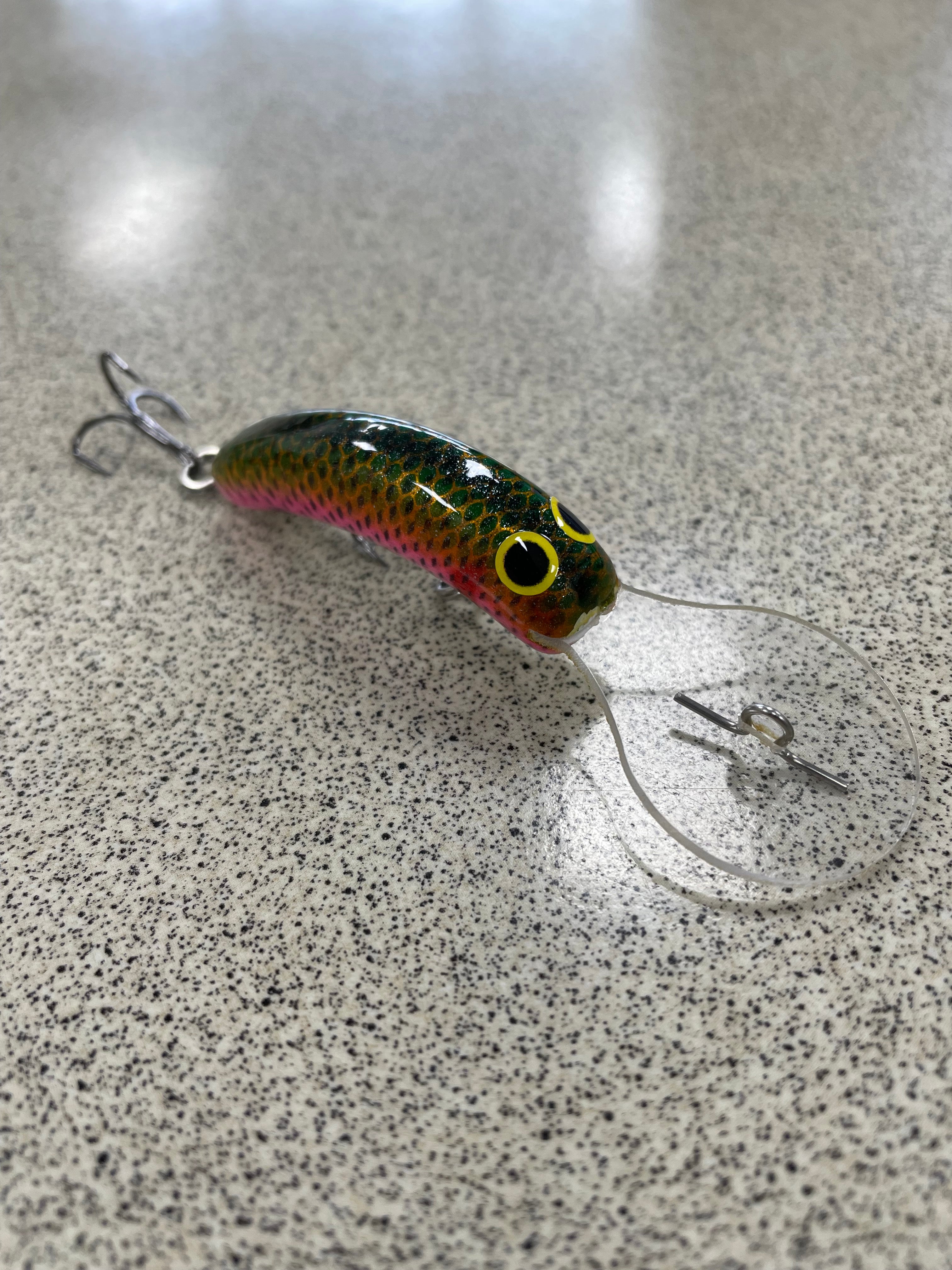 Australian Crafted Lures - Slim Invader 50mm 18ft (#3 Rainbow Trout)