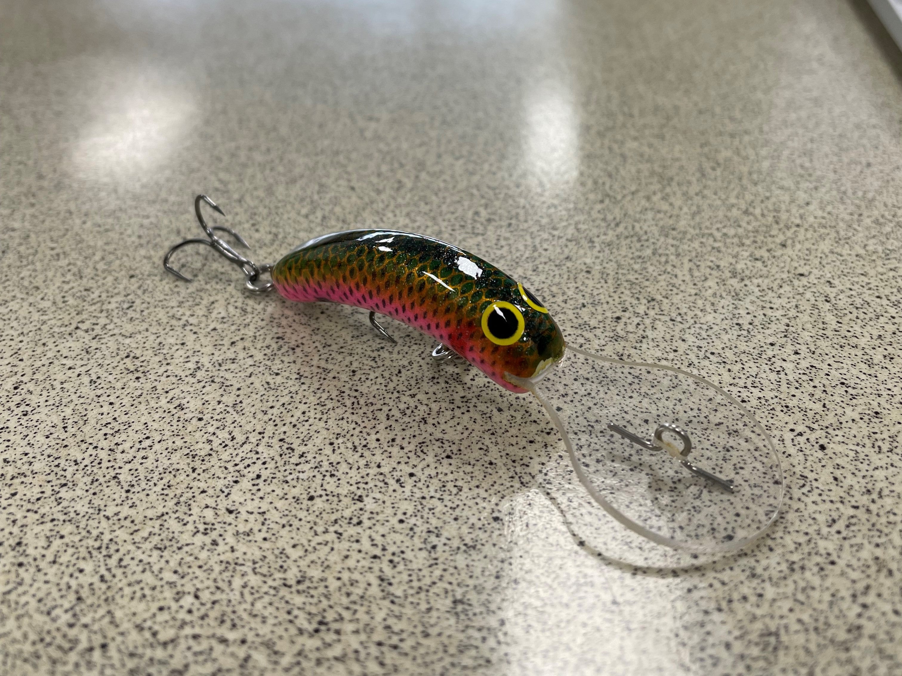 Australian Crafted Lures - Slim Invader 50mm 18ft (#3 Rainbow Trout)