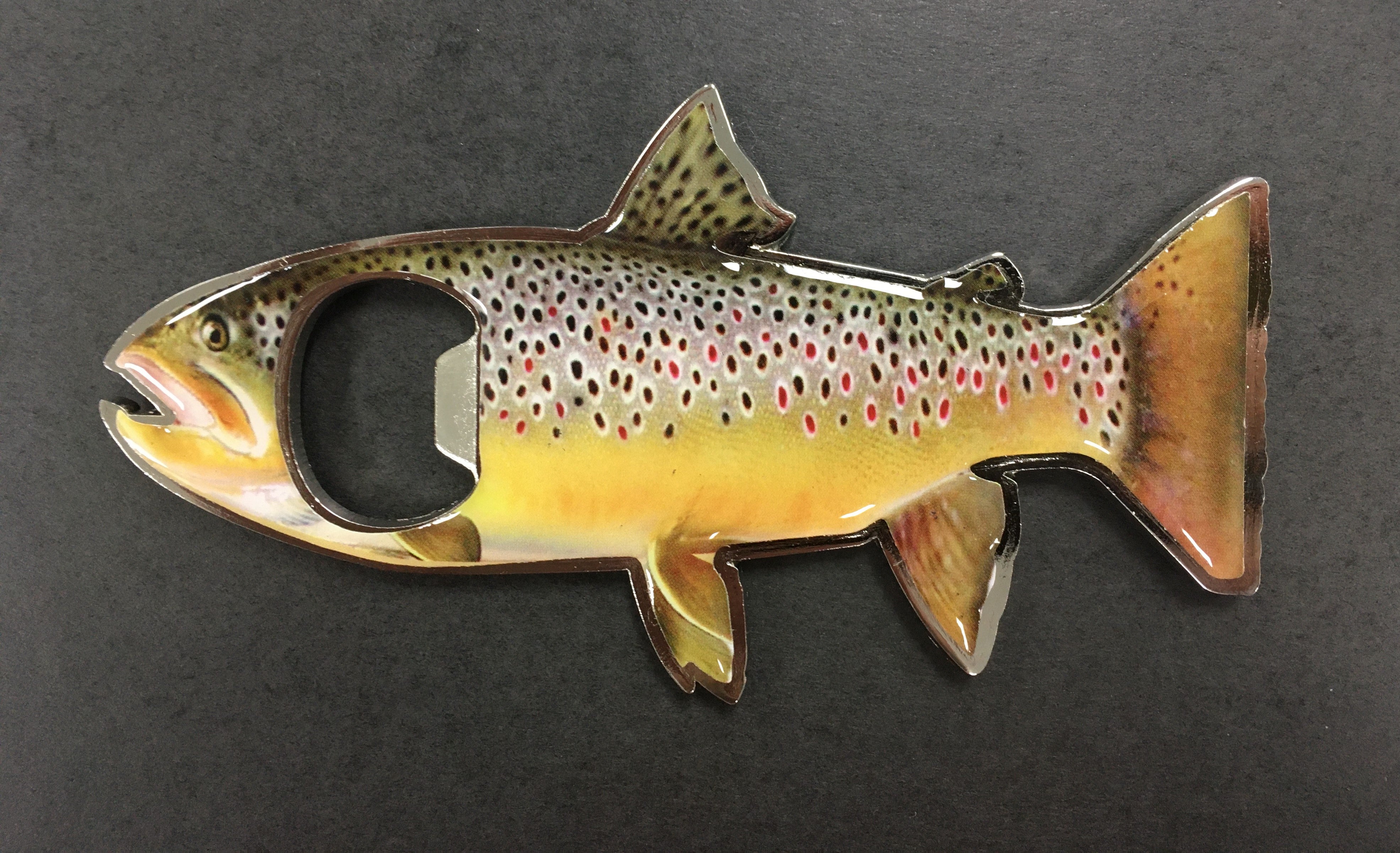 Bottle Opener / Fridge Magnet - Brown Trout