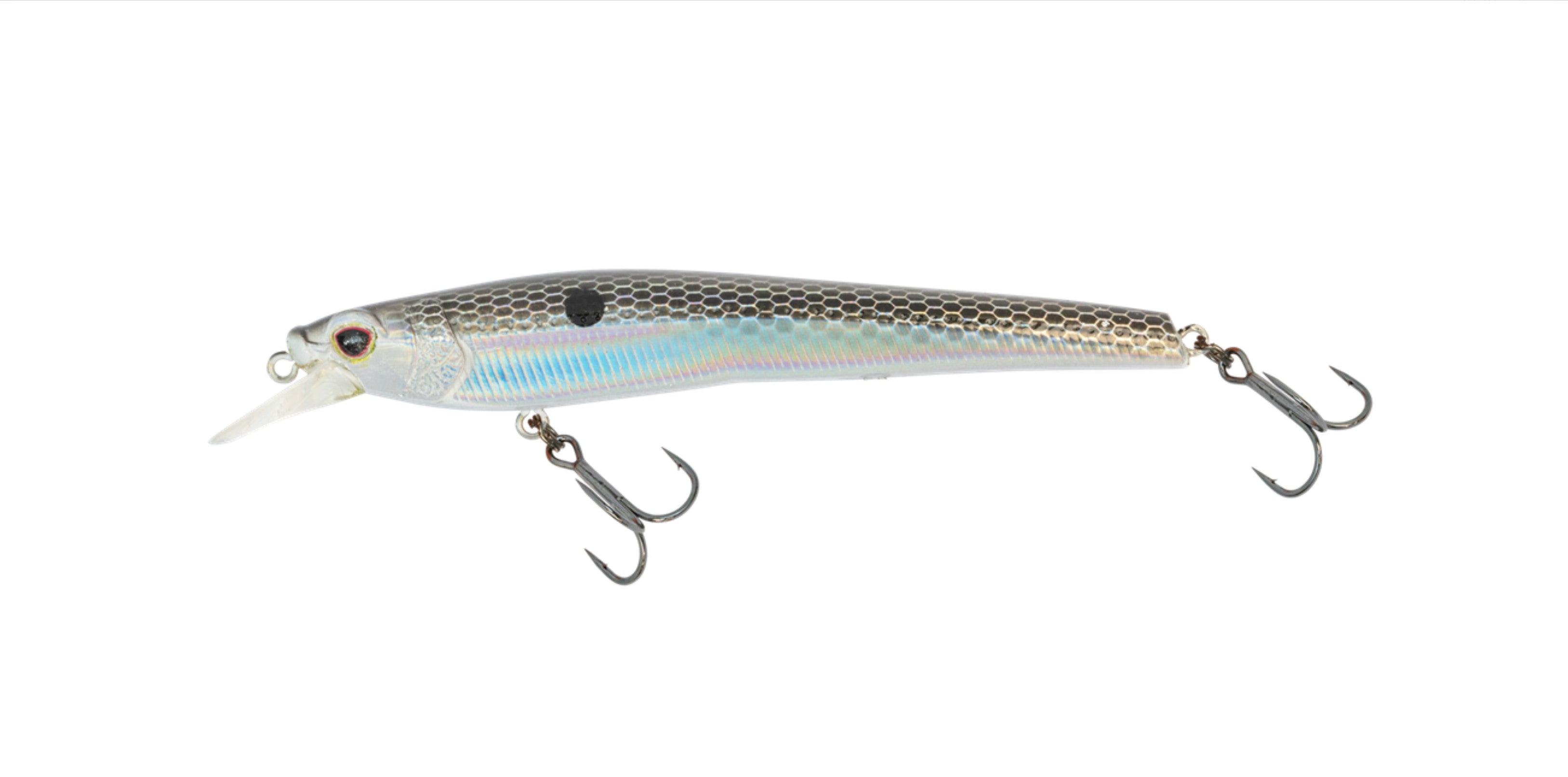 Shikari 95mm Suspending Jerkbait - Black Back Chrome