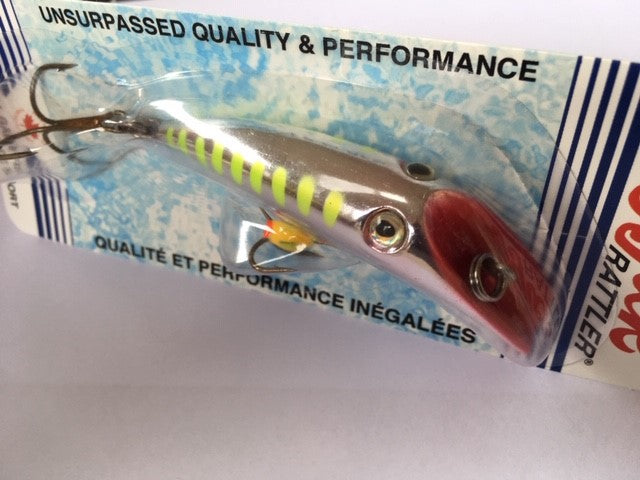 Canadian Wiggler - Flatfish Rattler (Chartreuse Shiner)