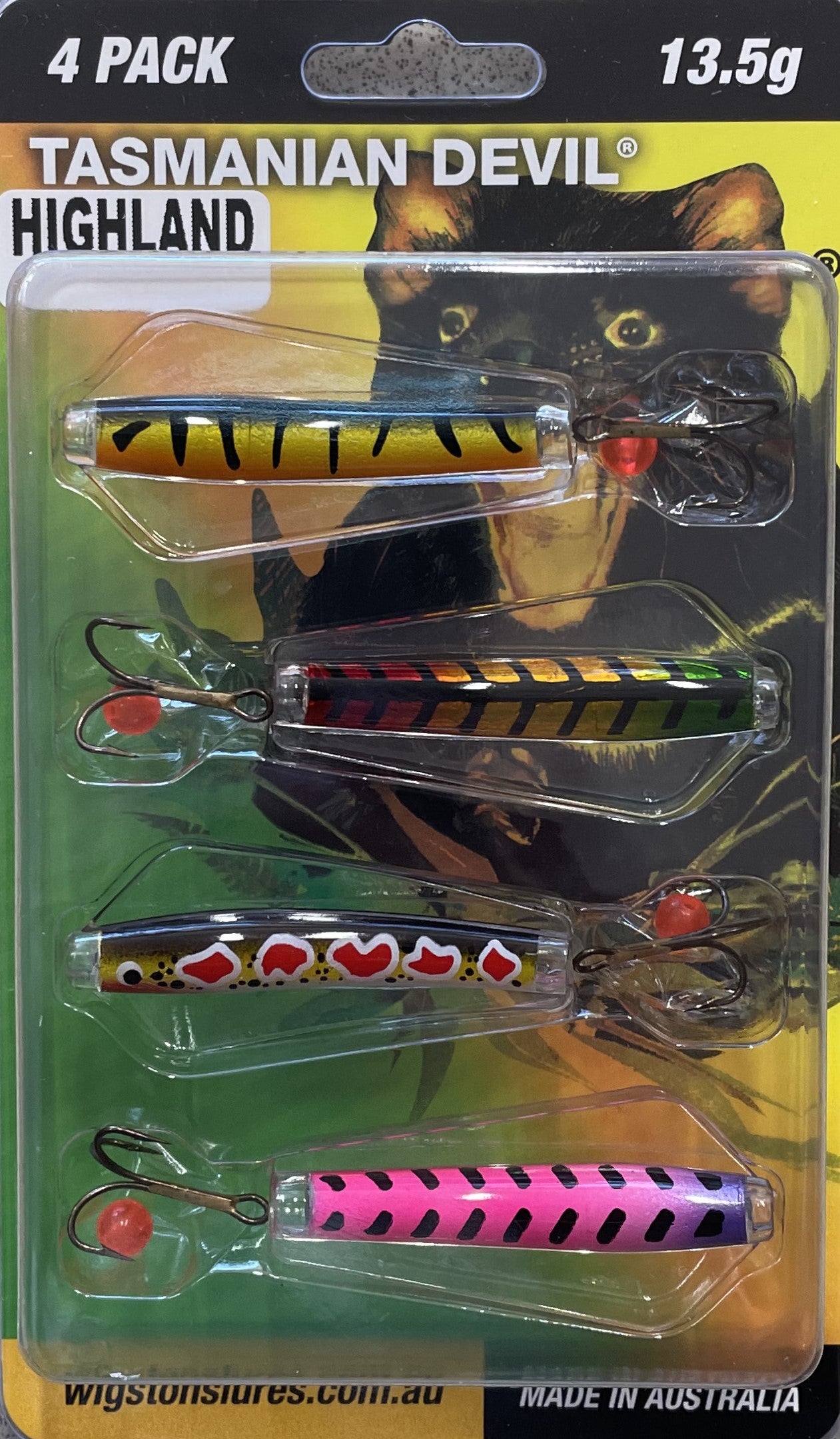 Tasmanian Devil 13.5g Highland Pack - 4pk