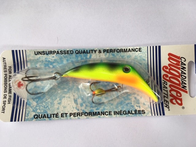 Canadian Wiggler - Flatfish Rattler (Hot Perch)