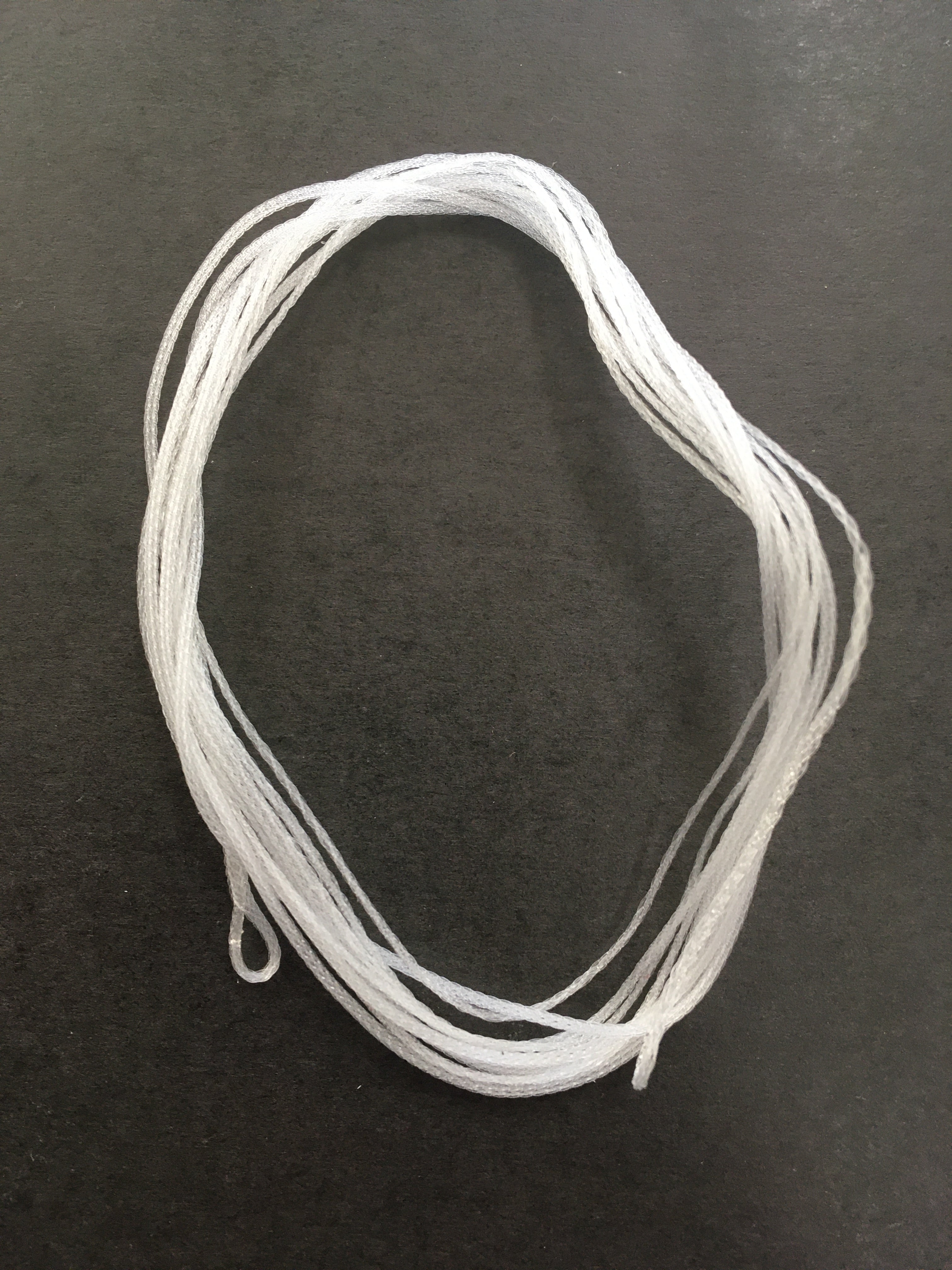 Braided Leader 6ft 20lb - Clear