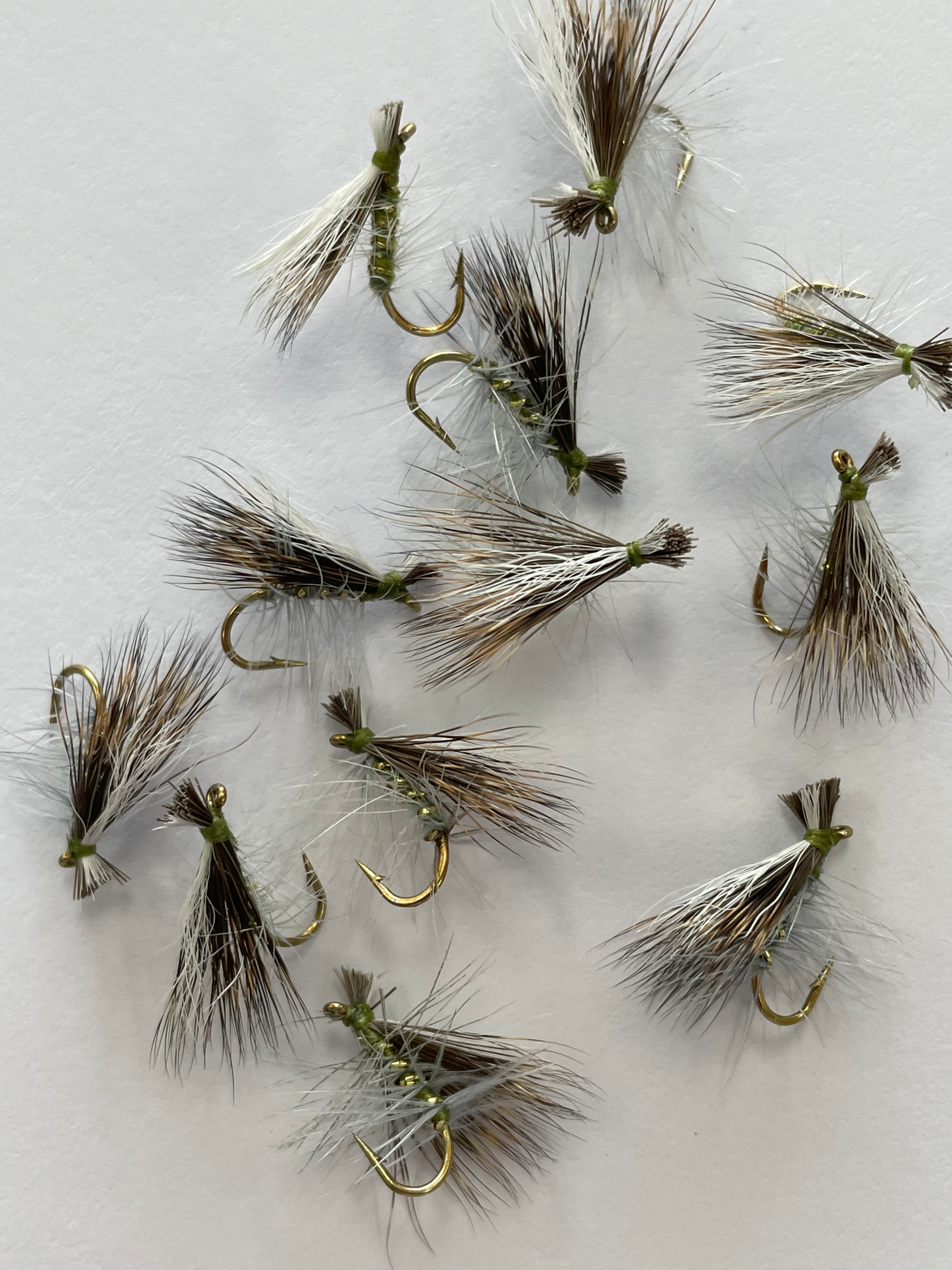 Elk Hair Hi Vis Olive Caddis