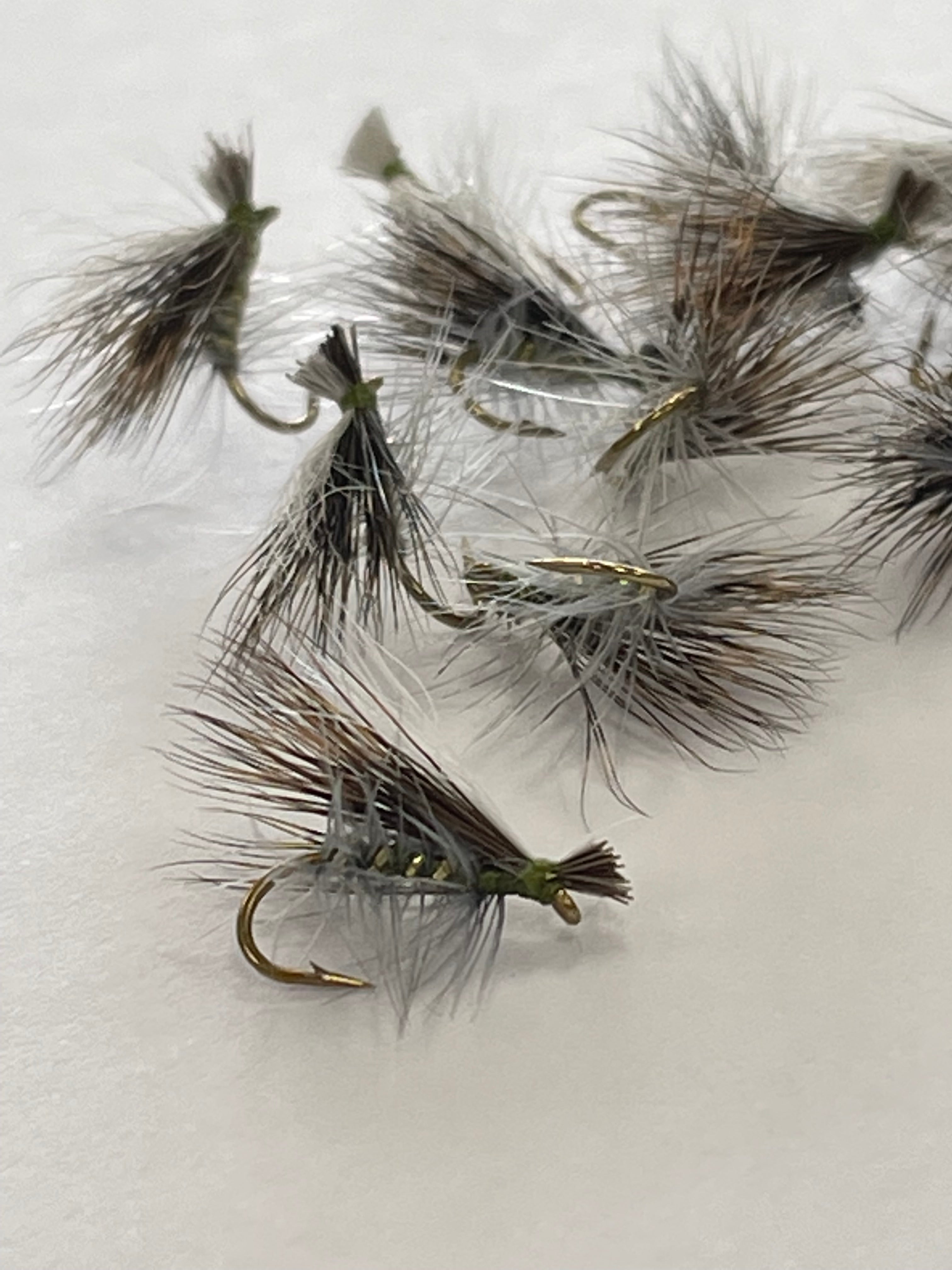 Elk Hair Hi Vis Olive Caddis