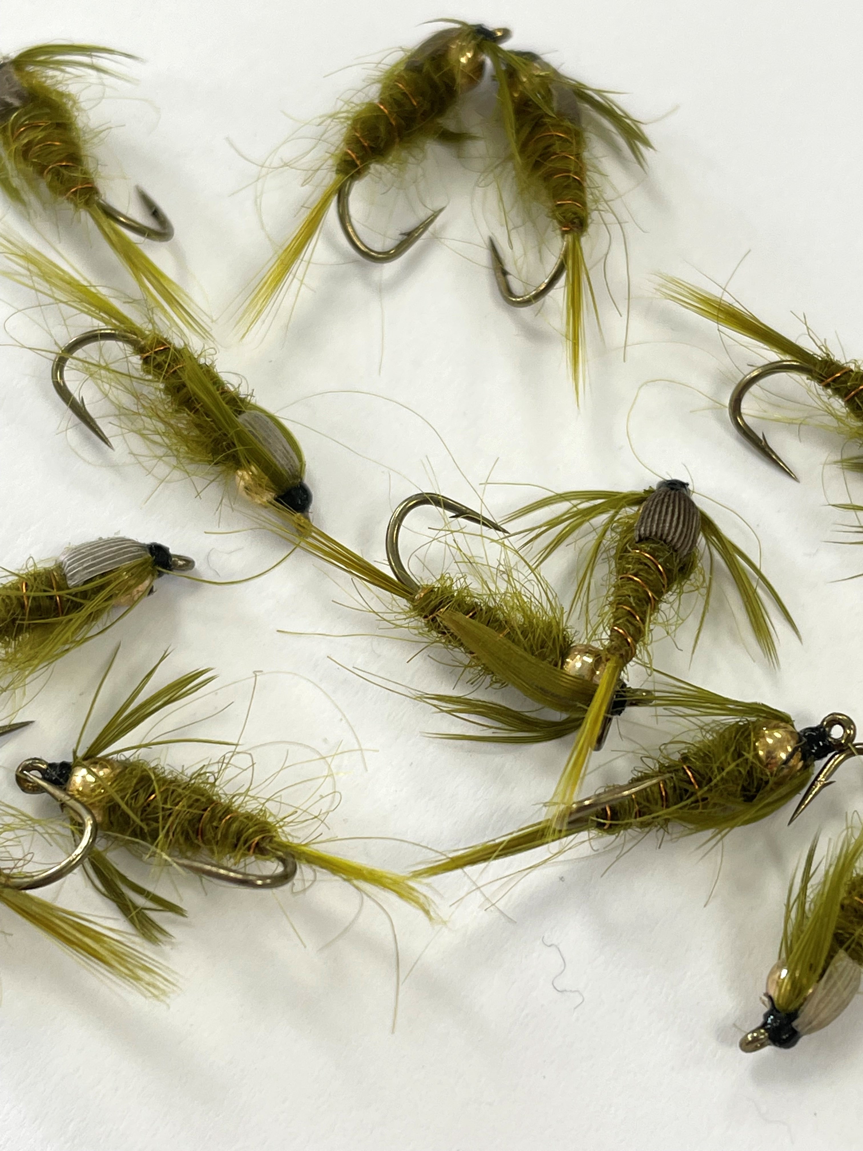 Beaded Seals Fur Nymph - Green