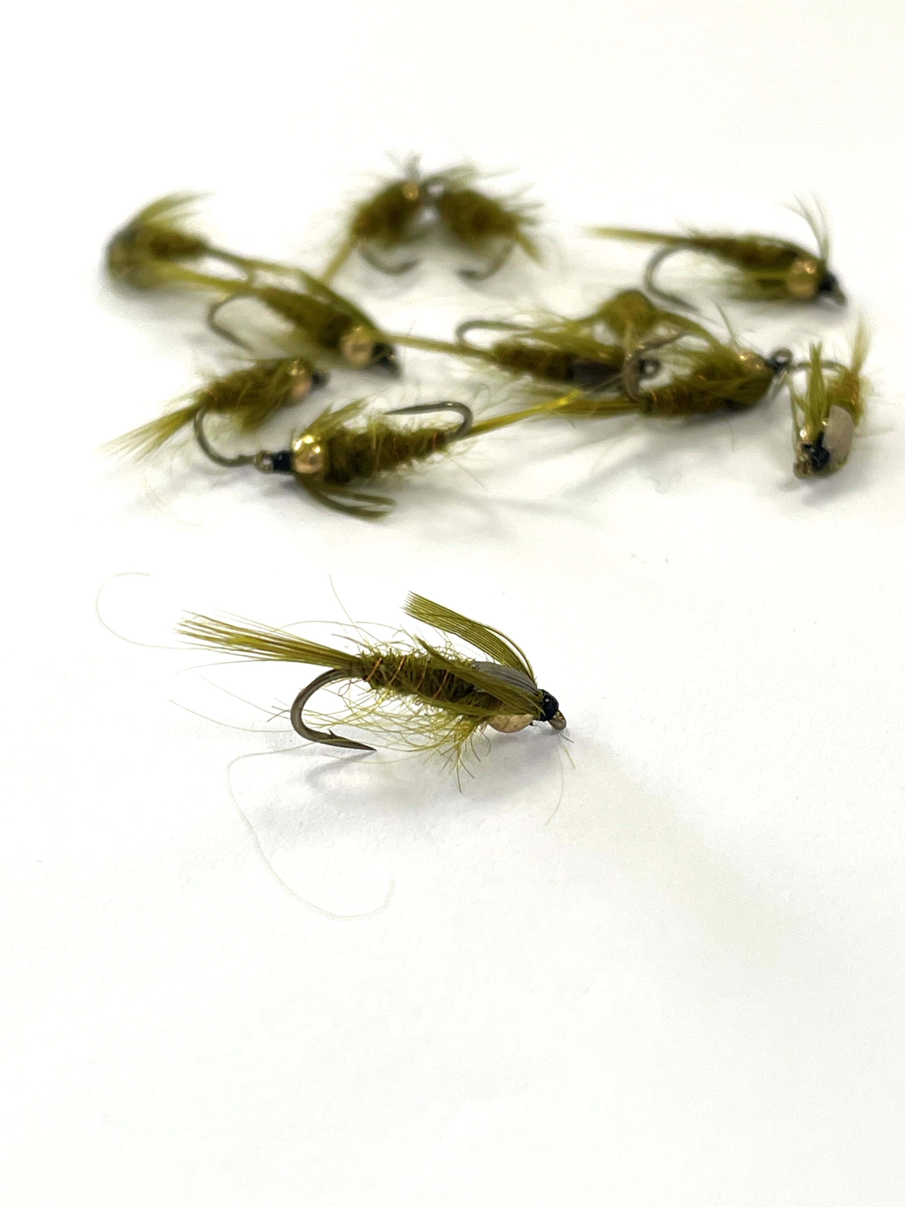 Beaded Seals Fur Nymph - Green