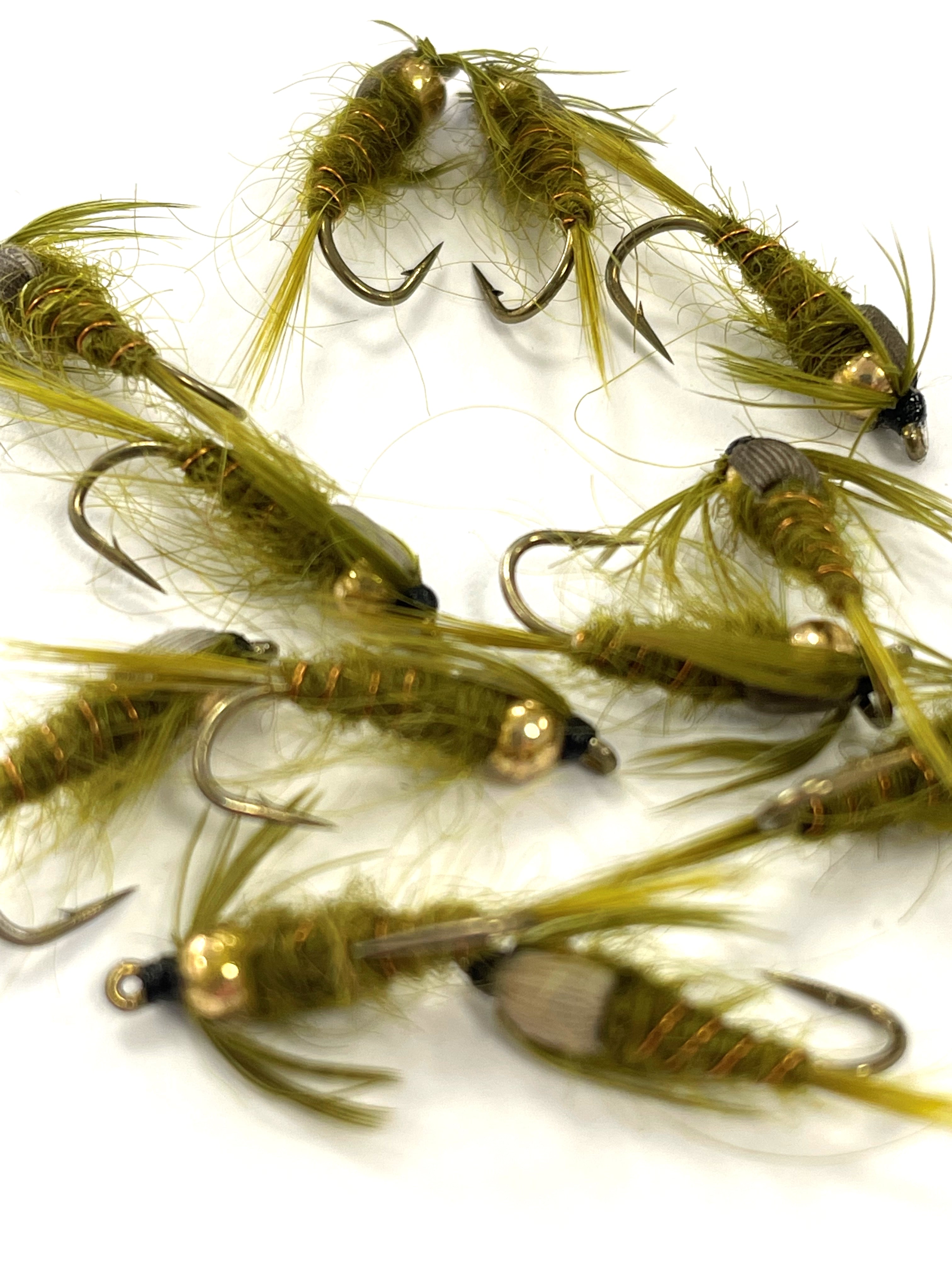 Beaded Seals Fur Nymph - Green