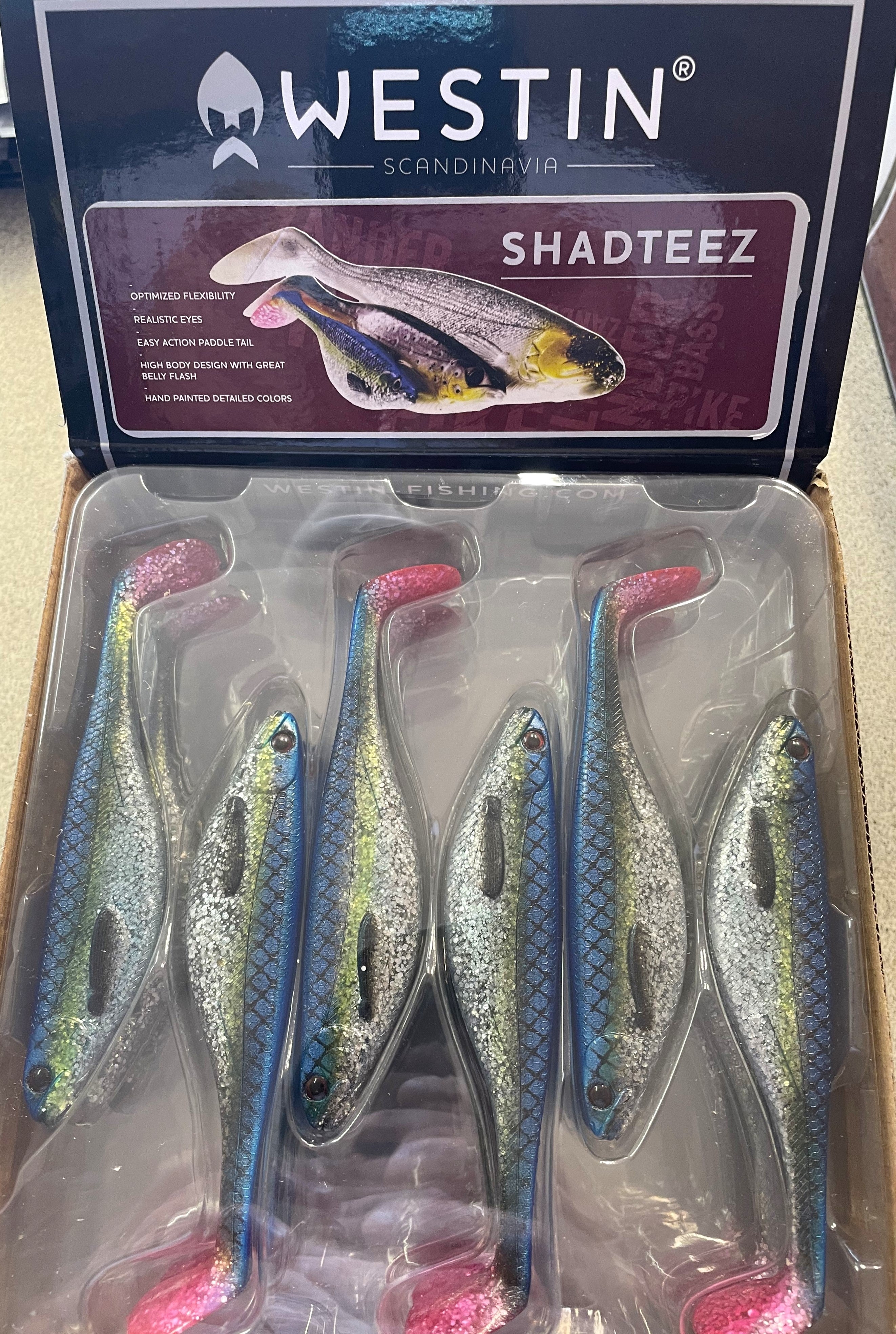 WESTIN Shadteez 12cm - Blue Glamour (6pk)