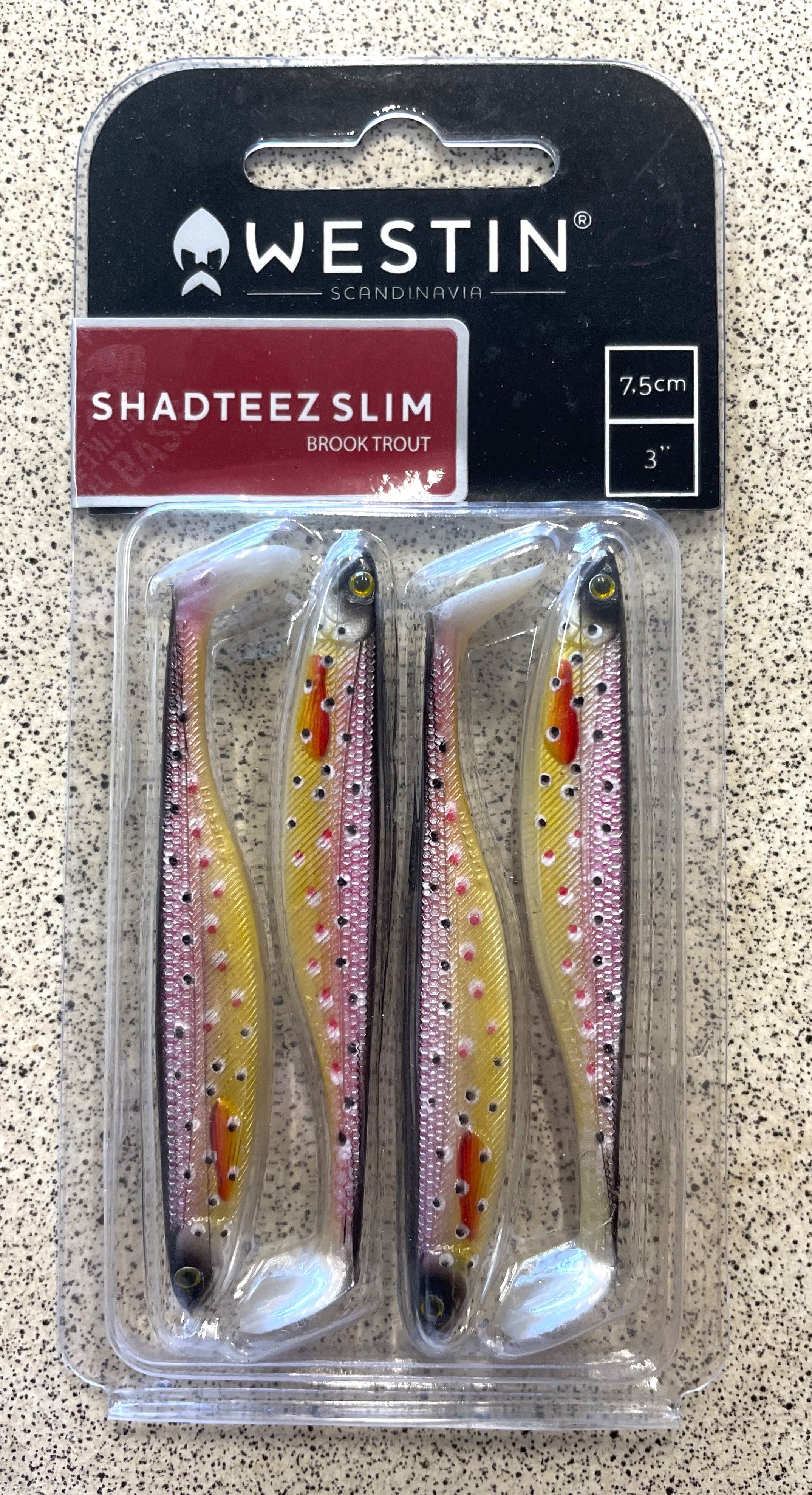 WESTIN Shadteez Slim 7.5cm (4pk) - Brook Trout