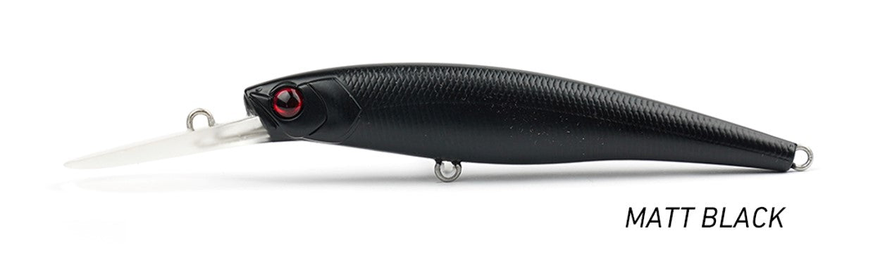 Pro Lure ST72 Minnow - Deep (Matt Black)