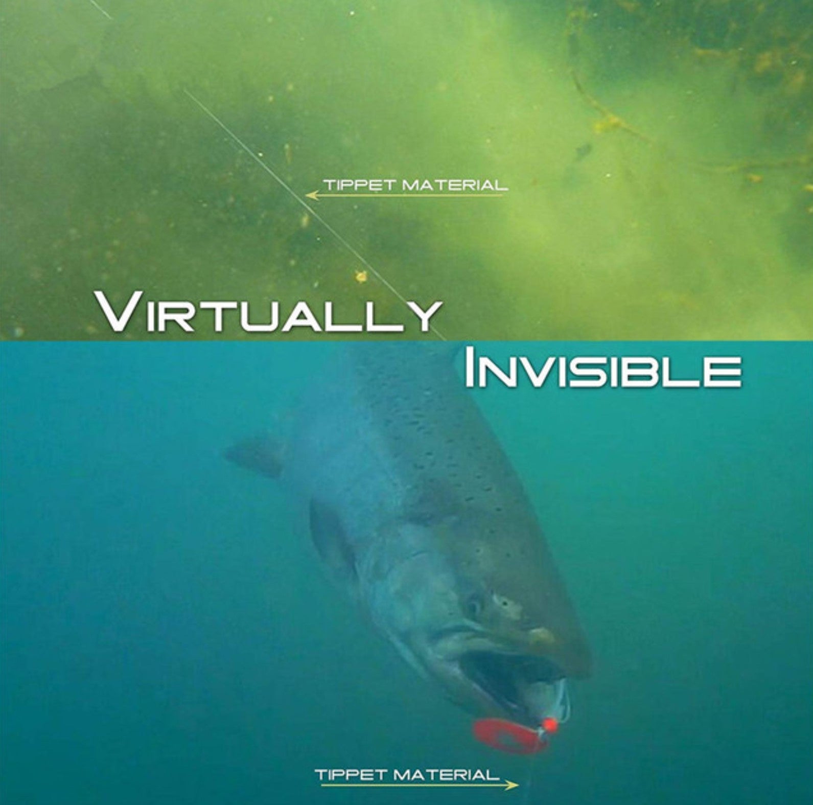 100% Fluorocarbon Saltwater Tippet - 12lb 50m