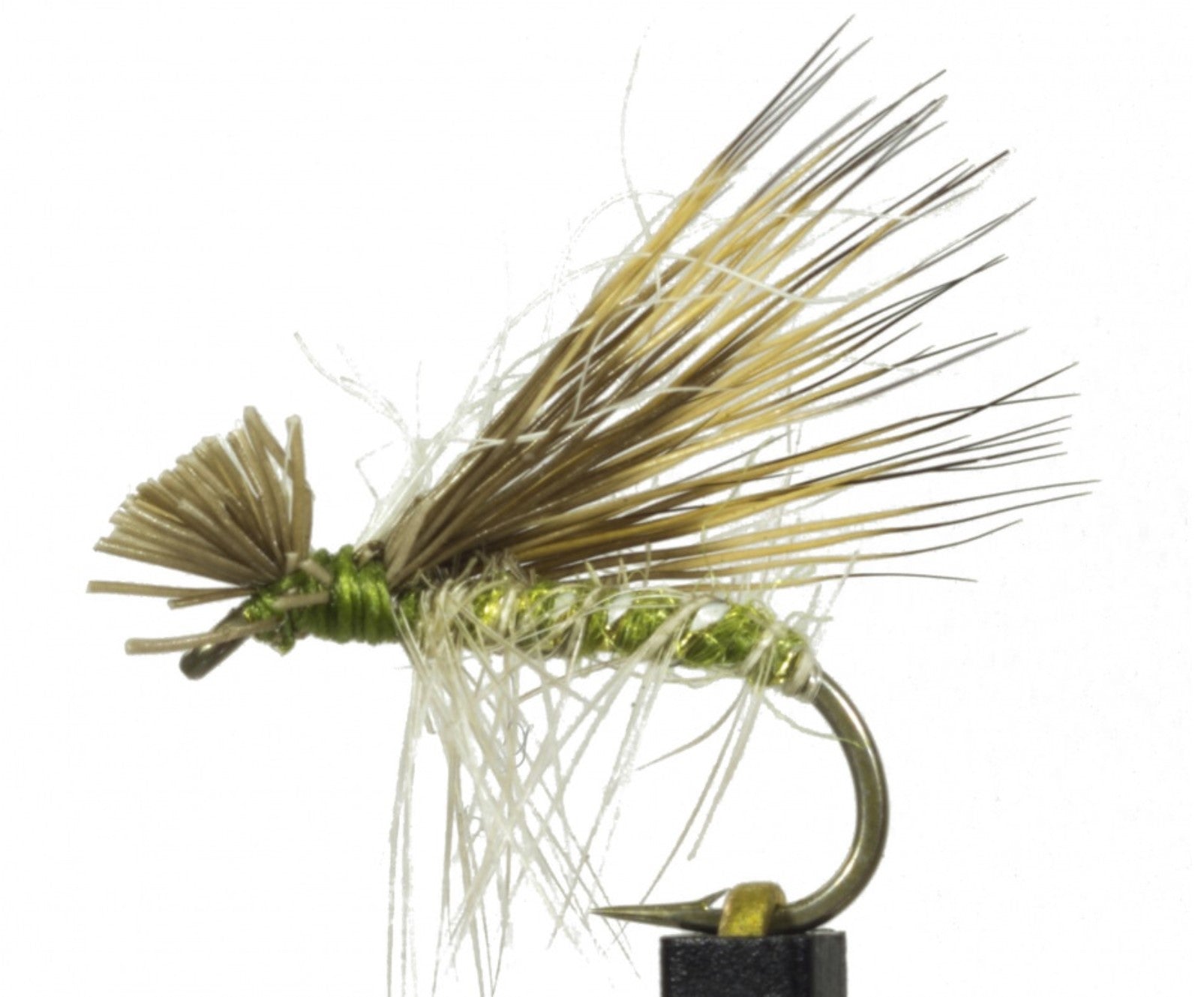 Elk Hair Hi Vis Olive Caddis