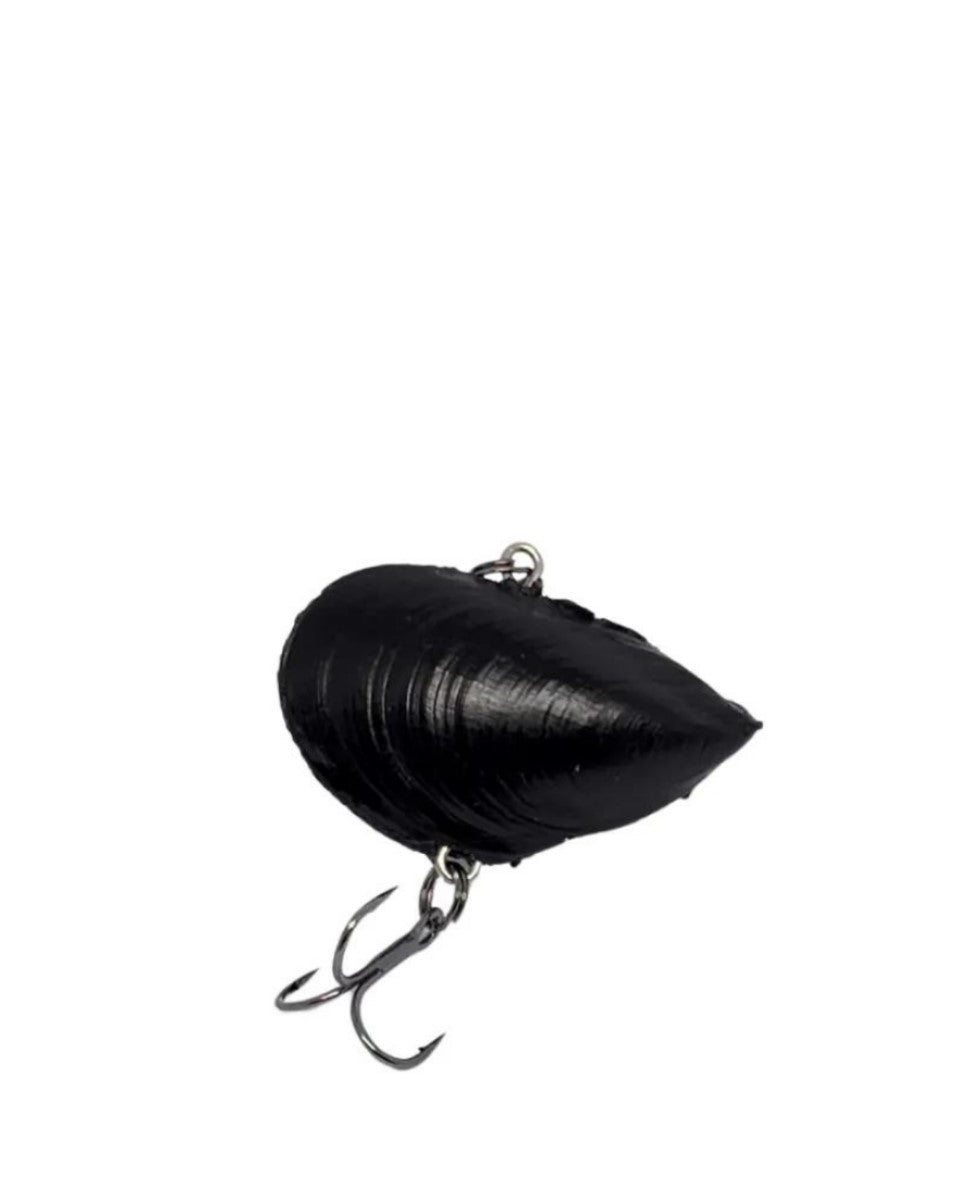 Fishmad Mussel Lure - Natural Black - Small